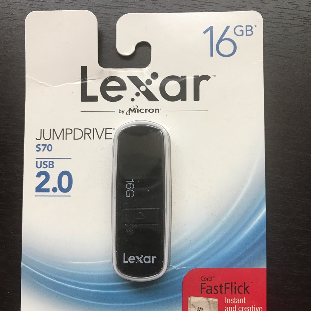 NWT Lexar 16 GB USB Jump Drive